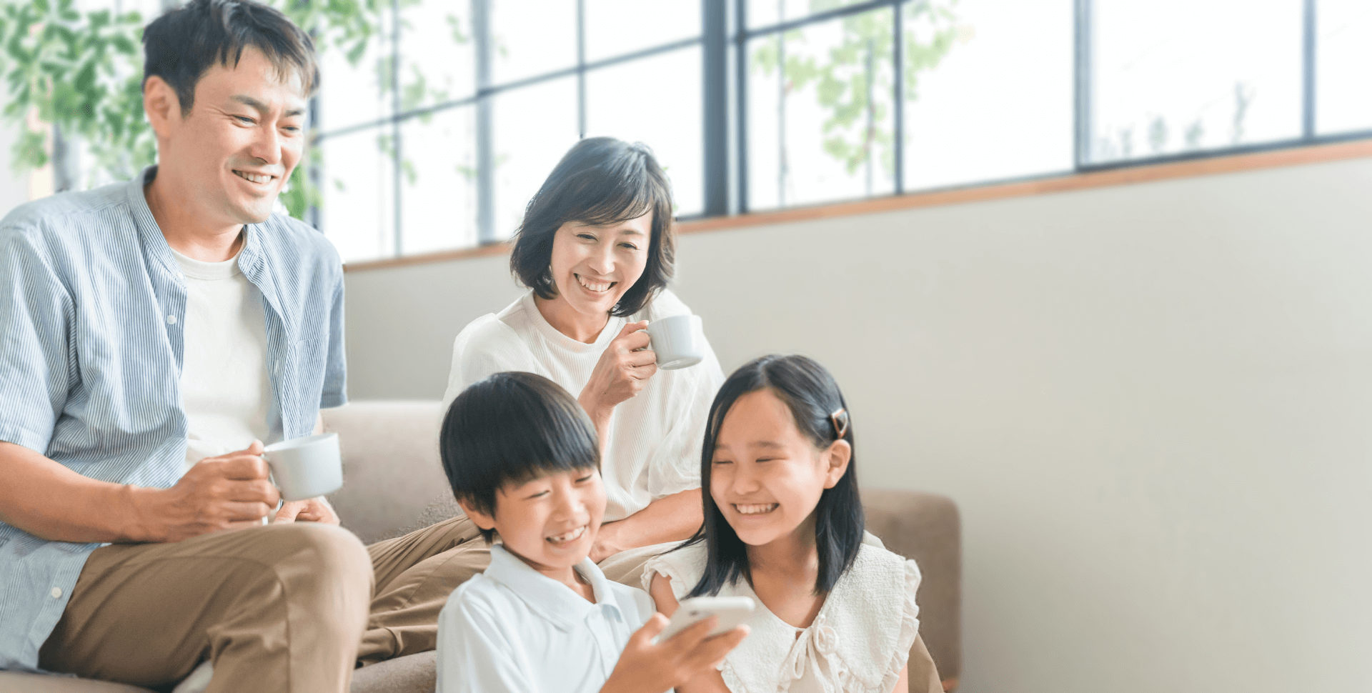 家族団欒の様子